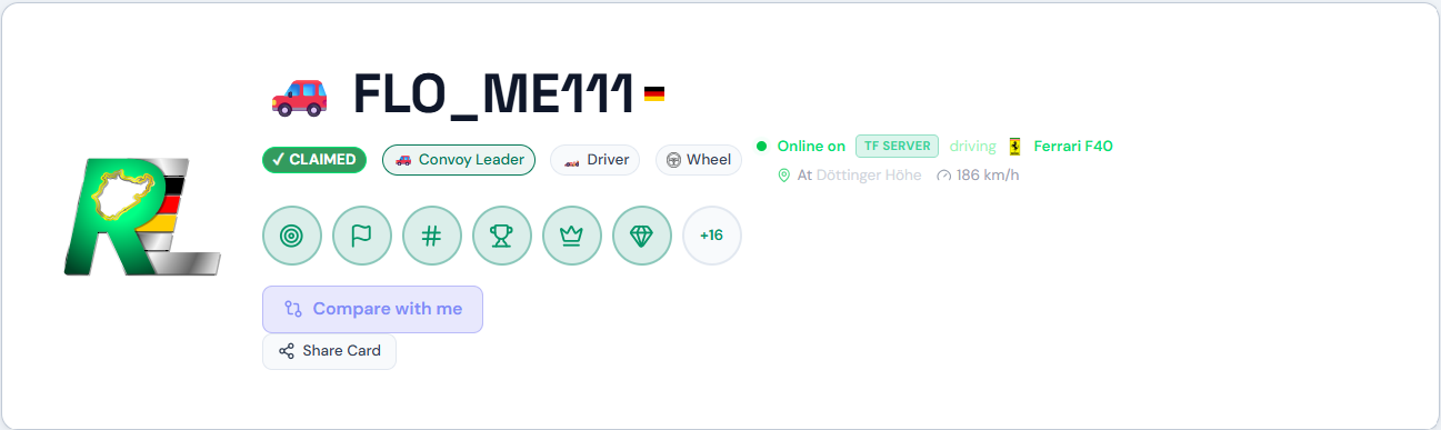 live tracker profile